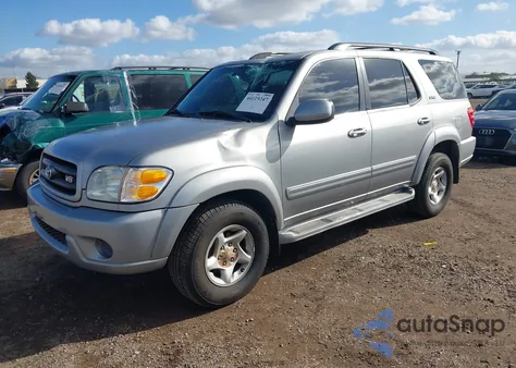 2001 Toyota Sequoia Sr5 V8 from USA, damaged, VIN 5TDZT34A41S018874